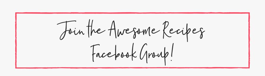 Awesome Recipes Facebook Group - Handwriting, Transparent Clipart