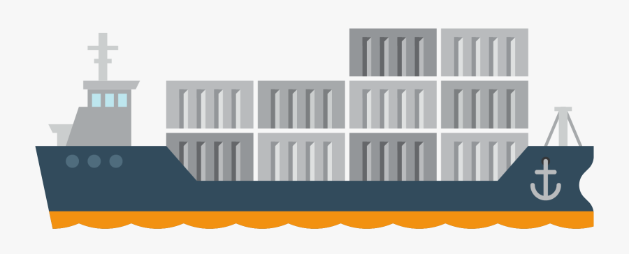 Feeder Ship, Transparent Clipart