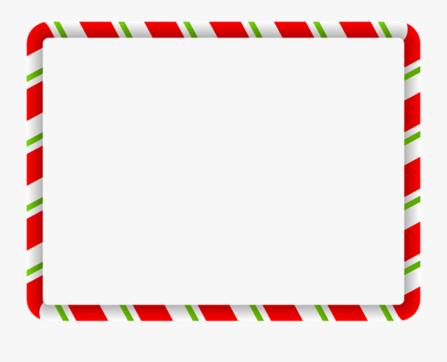 Christmas Border Green Red Png - Free Christmas Border Png, Transparent Clipart