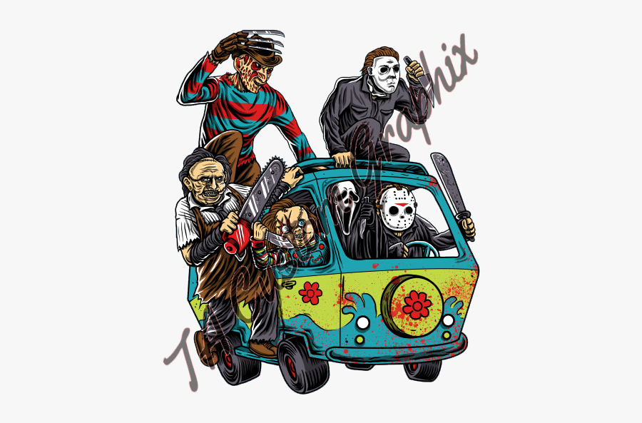 Freddy Krueger Jason Scooby Doo, Transparent Clipart