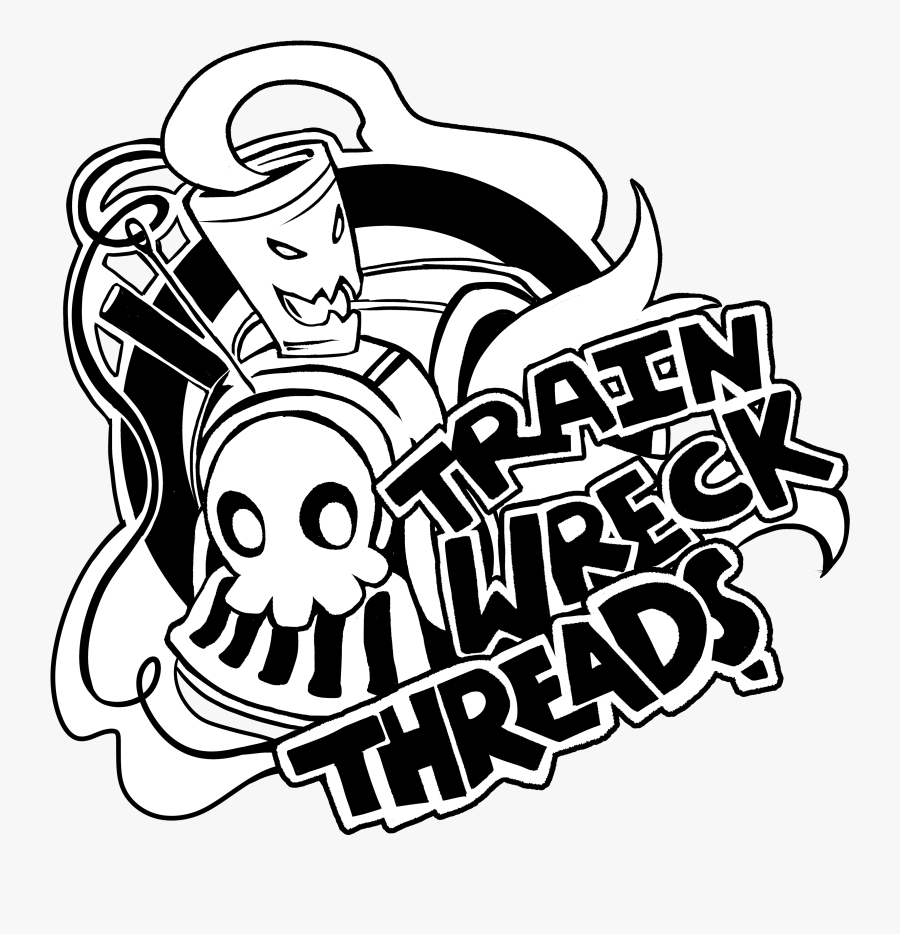 Trainwreck Threads - Illustration, Transparent Clipart