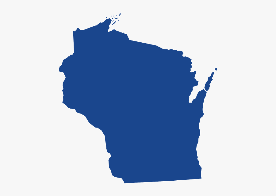 Wisconsin Shape Sticker - State Of Wisconsin, Transparent Clipart