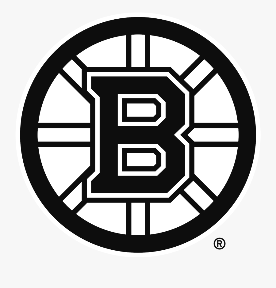 Boston Bruins Logo Black And White - Logo Boston Bruins, Transparent Clipart