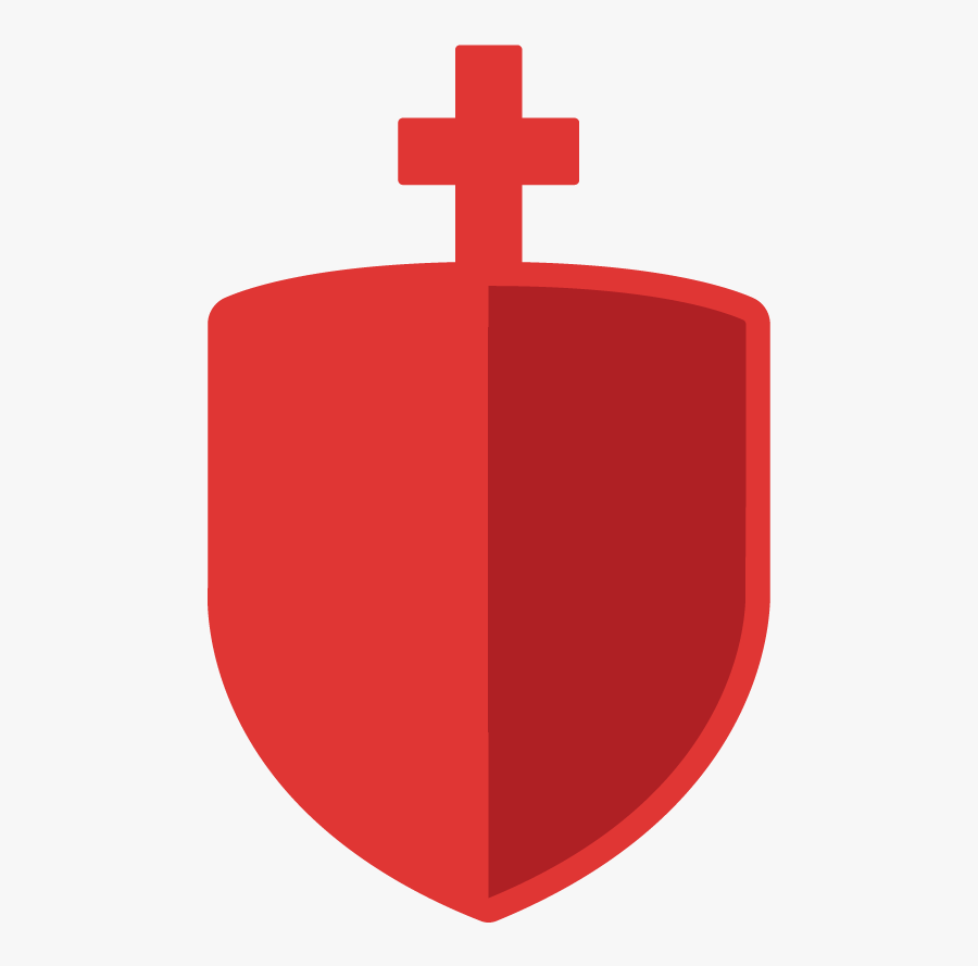 Shield Without Keys - Cross, Transparent Clipart