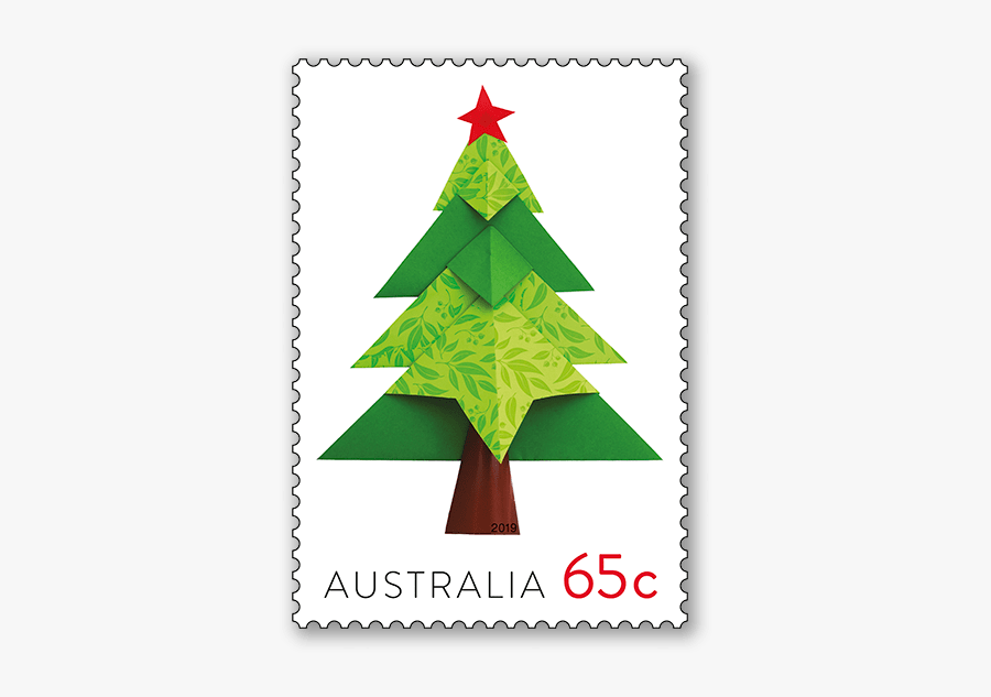 Santa Postage Stamp Clip Art, Transparent Clipart