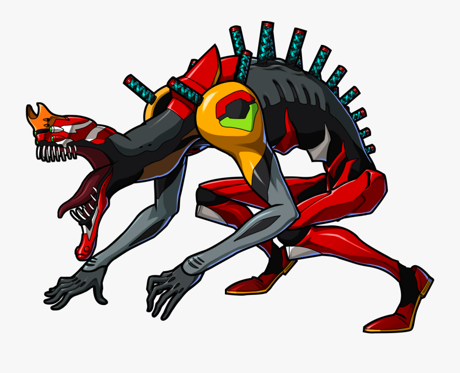 Eva-02 Beast Mode Ii - Evangelion 02 Beast Mode, Transparent Clipart