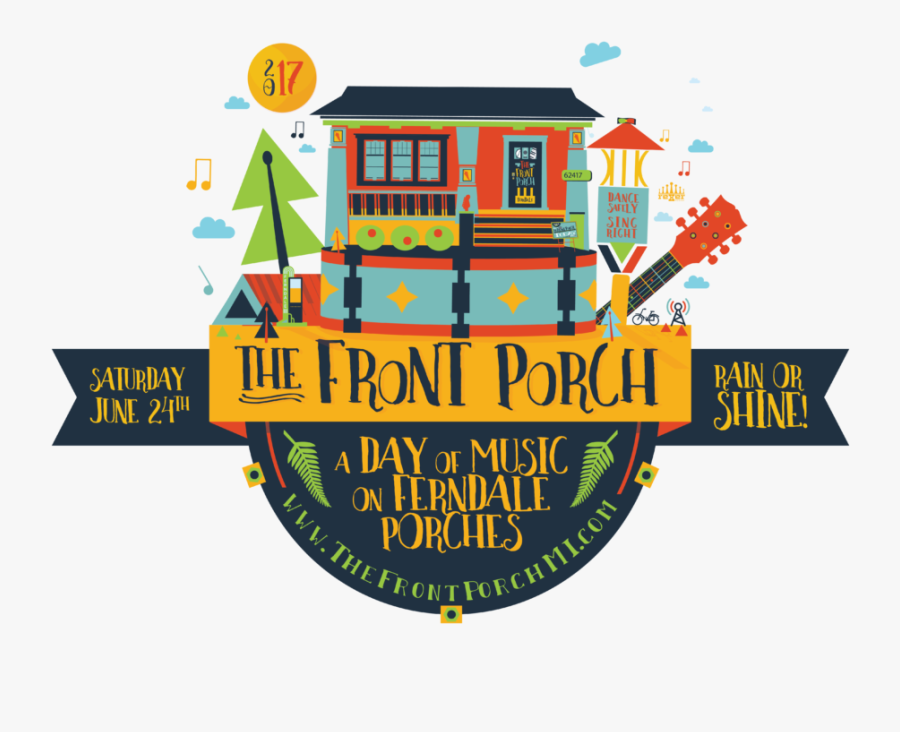 Ferndale Front Porch Festival 2018, Transparent Clipart