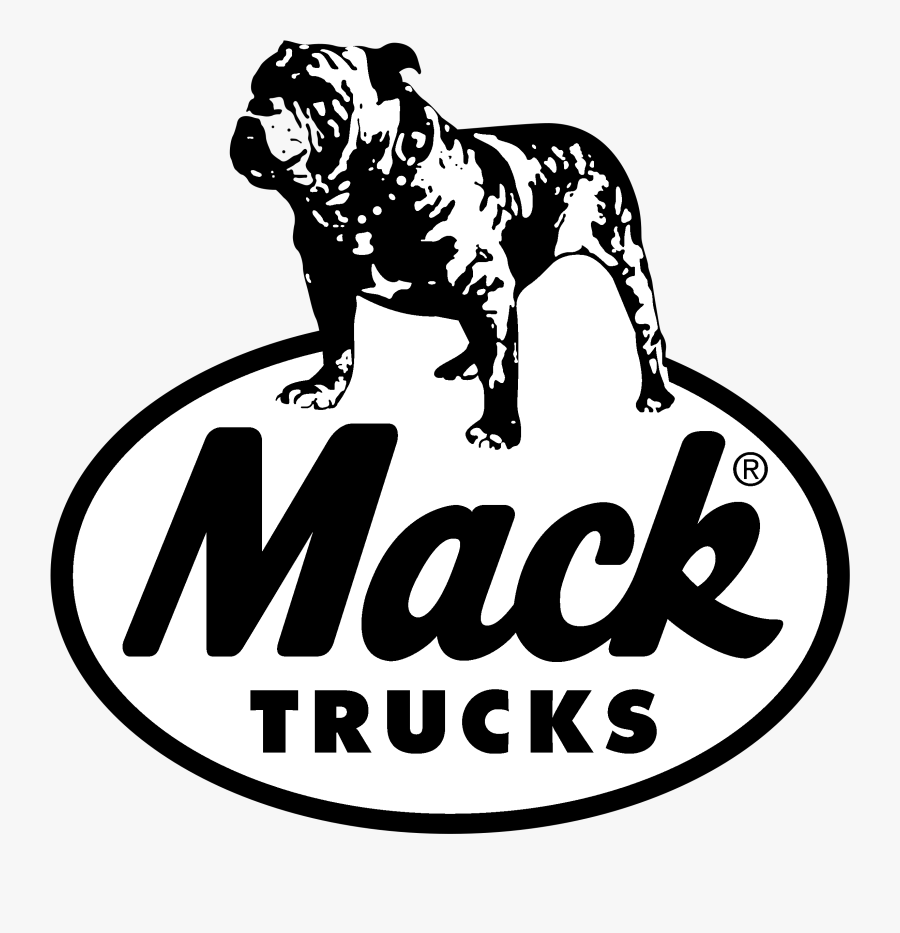 Mack Trucks Logo Black And White - Mack Truck Logo, Transparent Clipart