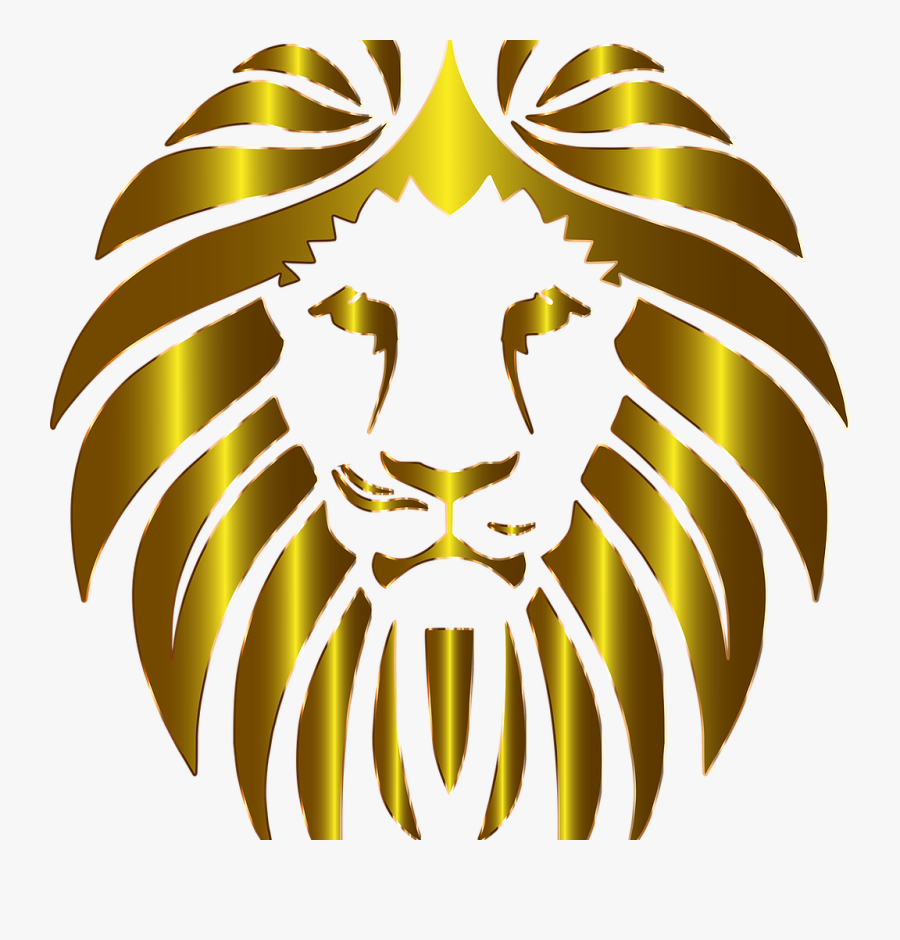 Lion Face Vector Png, Transparent Clipart