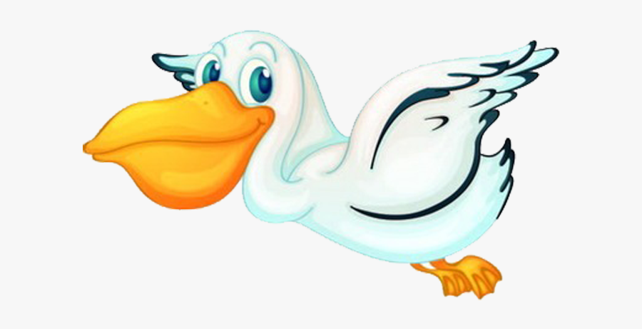 Goose Clipart Bird Fly - Ave Com Boca Grande, Transparent Clipart