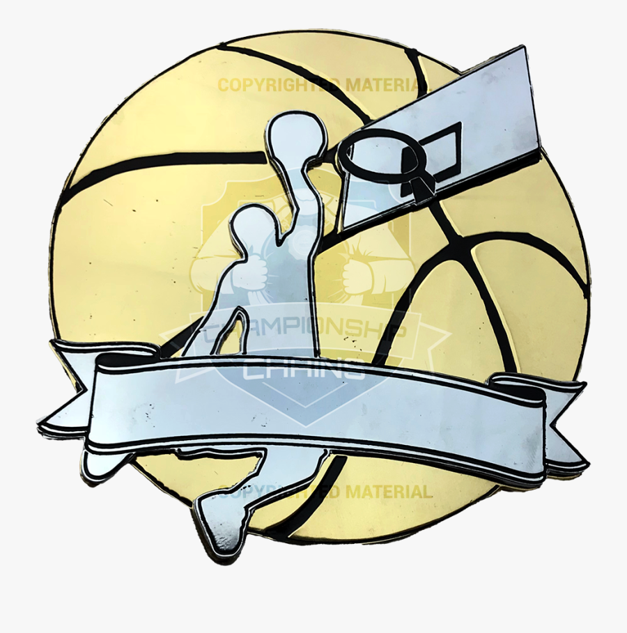 Ballers Only Basketball Championship Chain Customized - Cartoon, Transparent Clipart