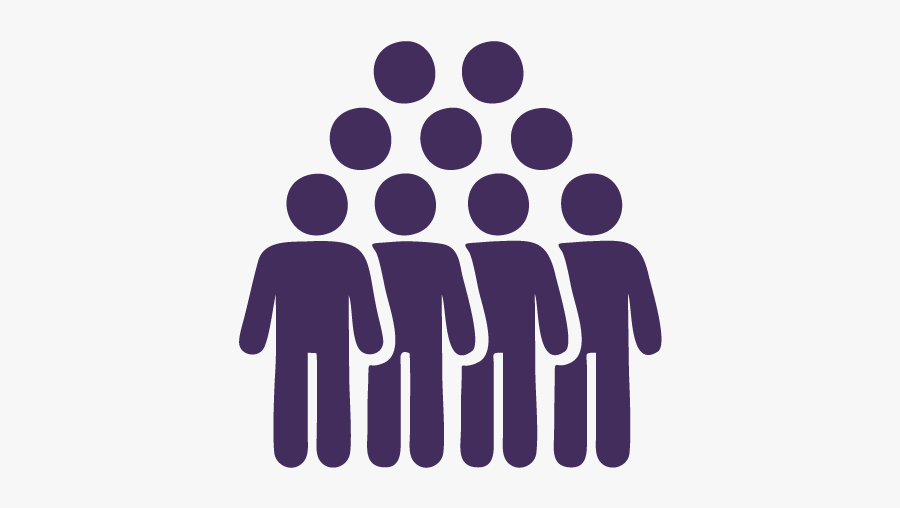 Audience Icon Orange, Transparent Clipart