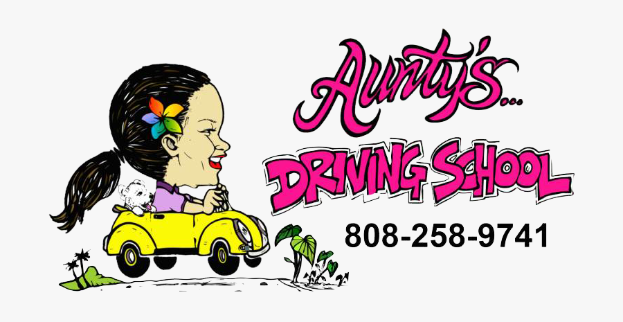 Aunty"s Driving School, Transparent Clipart