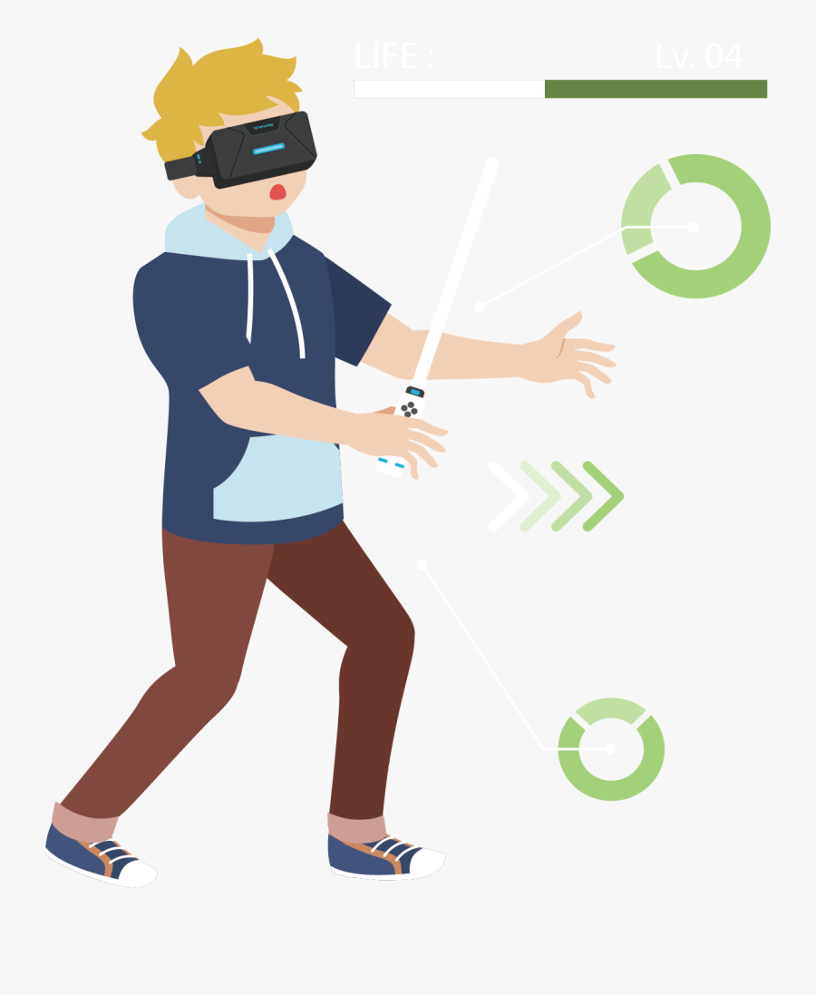 Virtual Reality Game Clip - Vr Game Clipart, Transparent Clipart