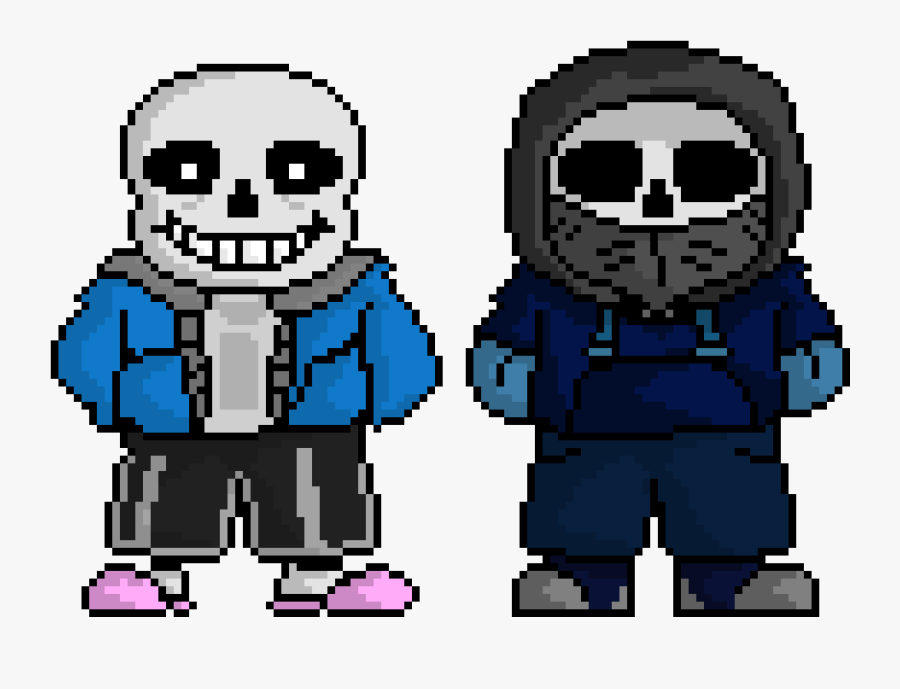 Pixel Undertale Sans, Transparent Clipart