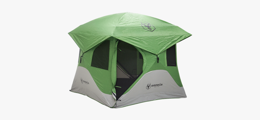 Picture Of 3 Person Gazelle T3 Hub Tent Green - Gazelle Tent, Transparent Clipart