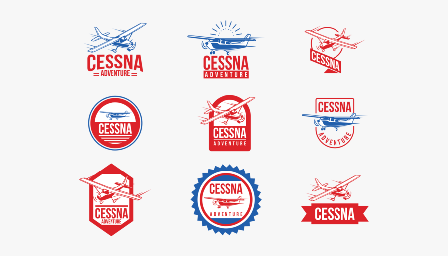 Cessna Vector Labels - Grand Caravan Cessna Logo, Transparent Clipart