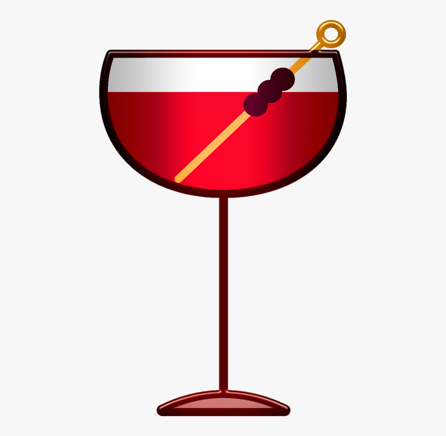 Tropical Cocktail Drink Pink, Transparent Clipart