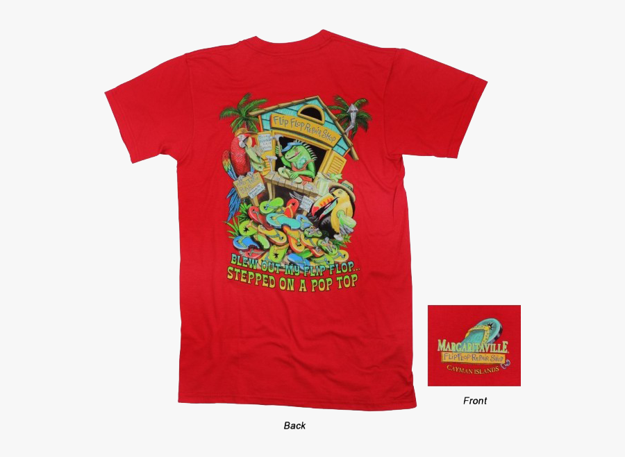 Flip Flop Repair Shop Shirt Margaritaville Caribbean - Active Shirt, Transparent Clipart