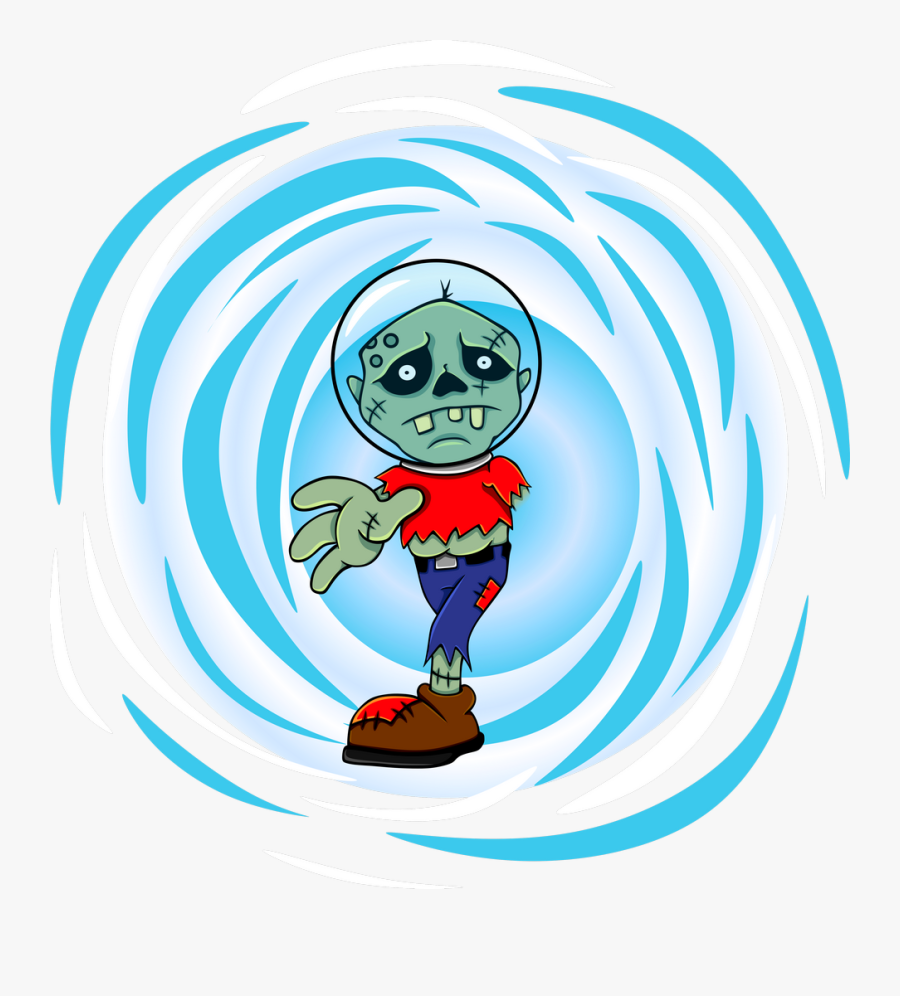 Zombie Space Traveler Graphic T Design, Transparent Clipart