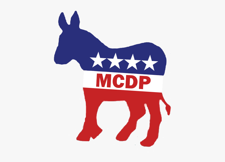 Democratic Party Poster, Transparent Clipart