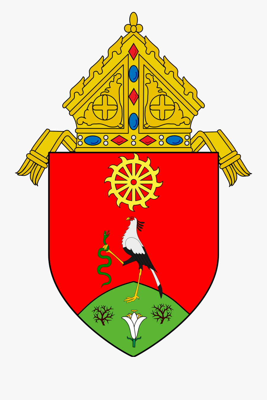 Diocese Of Charleston Logo, Transparent Clipart
