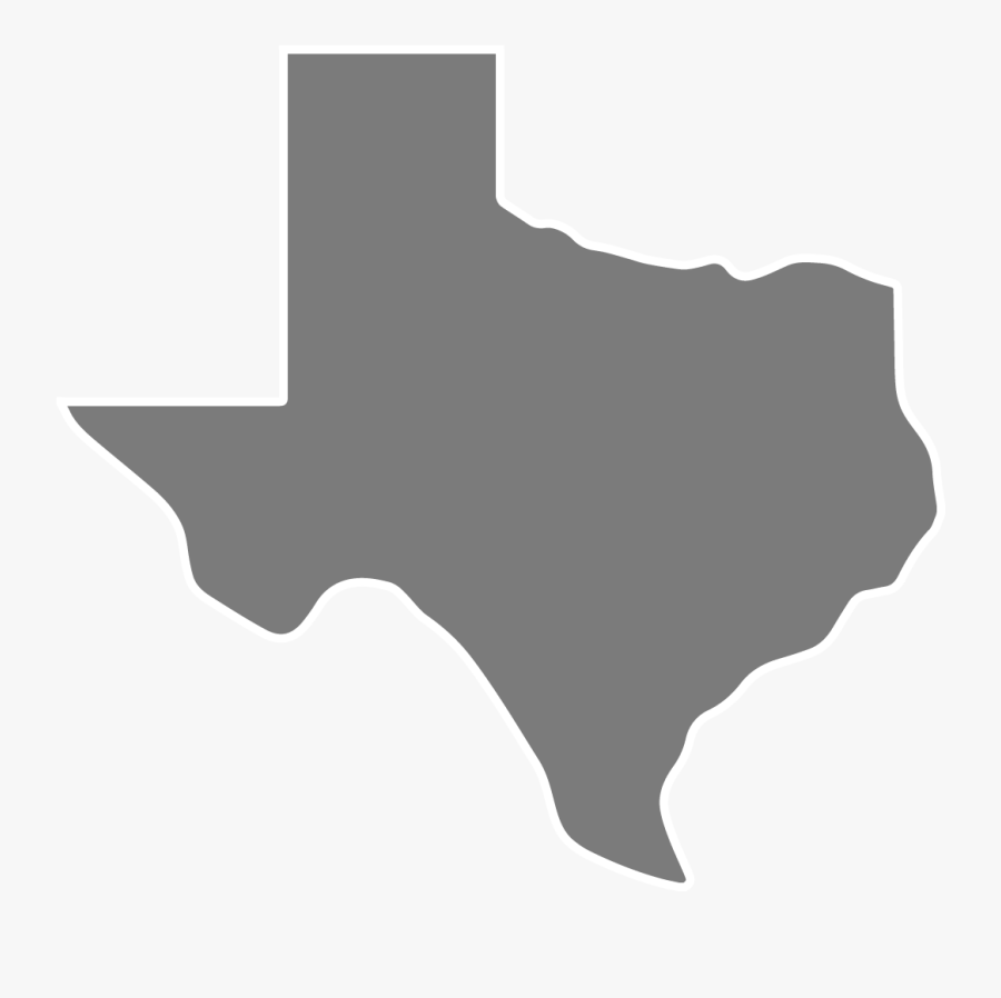 Texas Silhouette, Transparent Clipart
