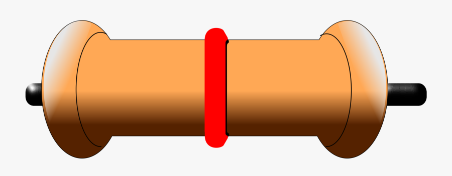 Resistor Computer Icons Schematic Ohm Pdf - Resistor Transparent Clip Art, Transparent Clipart