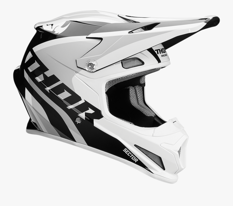 Motorcycle Helmets Motocross Dirt Bike Bicycle Helmets - Thor Dirt Bike Helmets, Transparent Clipart