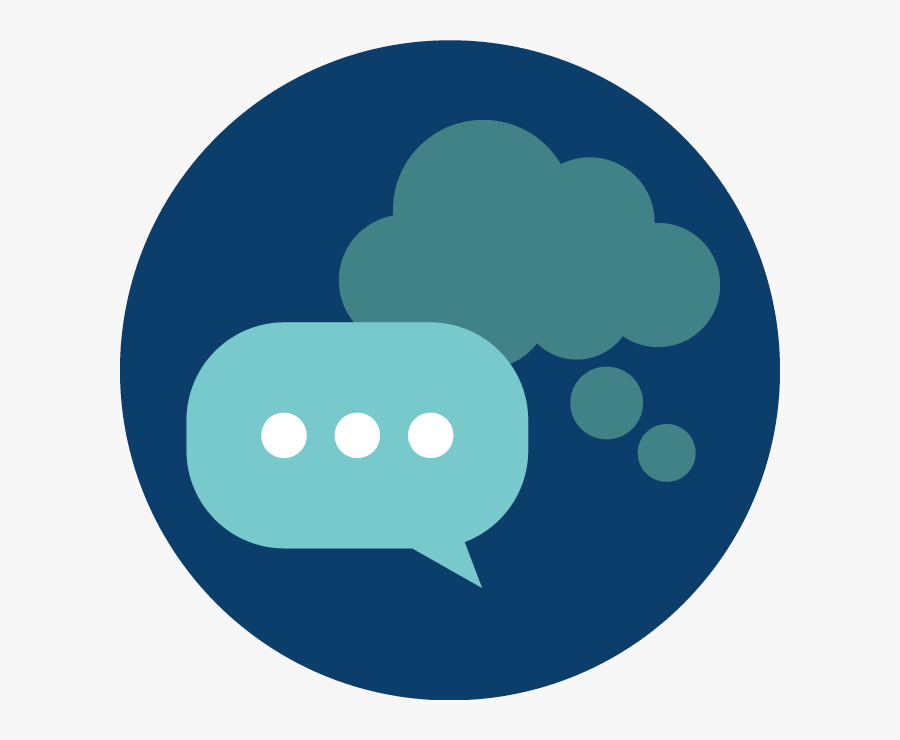 Describe Actions And Thoughts - Icon Talking And Listening, Transparent Clipart