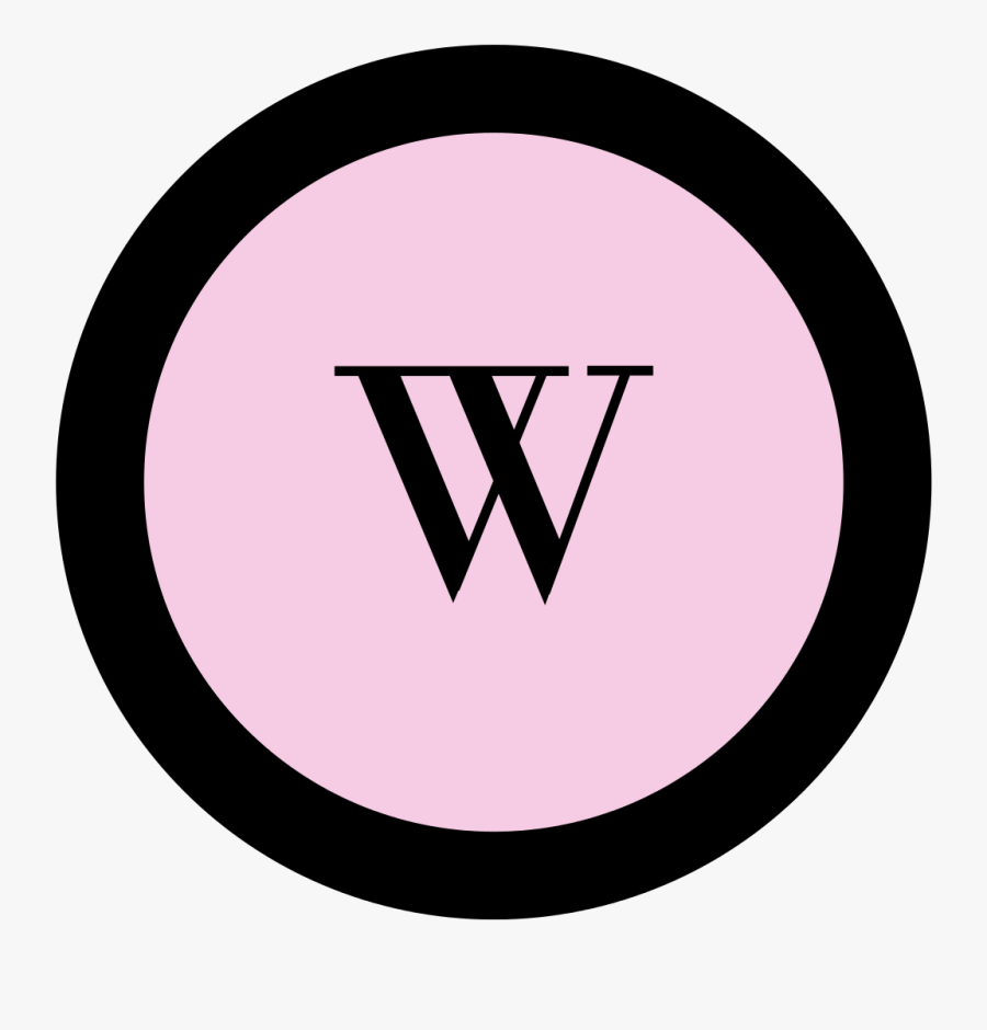 Wiki Merit Badge - Letter W Transparent Background, Transparent Clipart