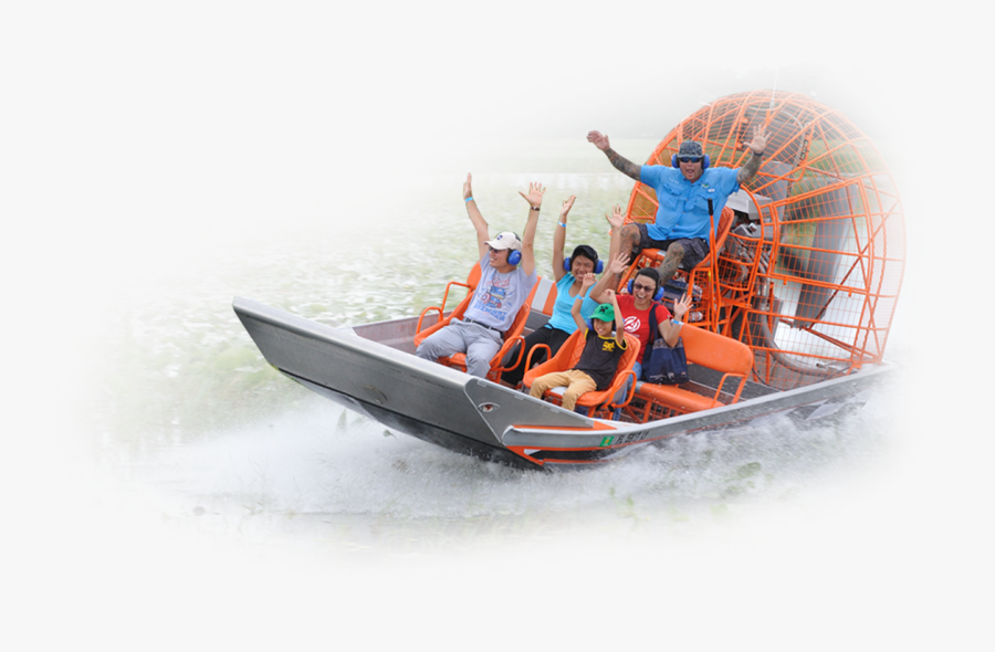 Best Airboat Rides In Orlando Florida Orange Airboat - Airboat Png, Transparent Clipart