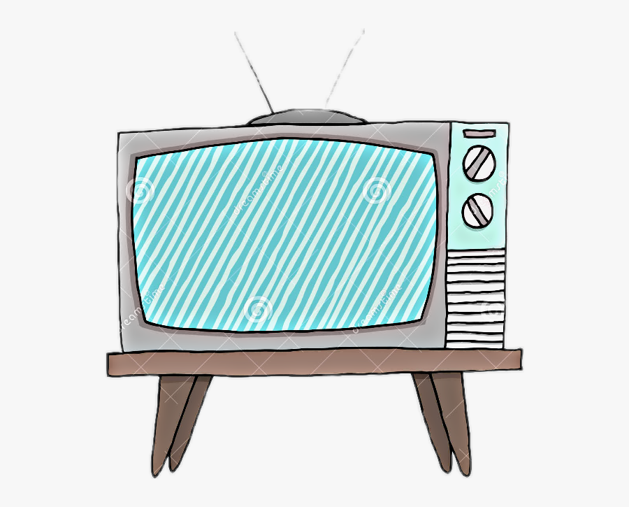 #freetoedit #tv #vintage - Tv Set Tv Cartoon, Transparent Clipart