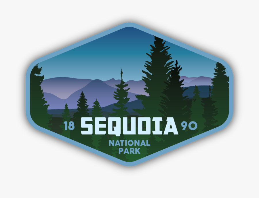 Sequoia National Park Sticker - Christmas Tree, Transparent Clipart