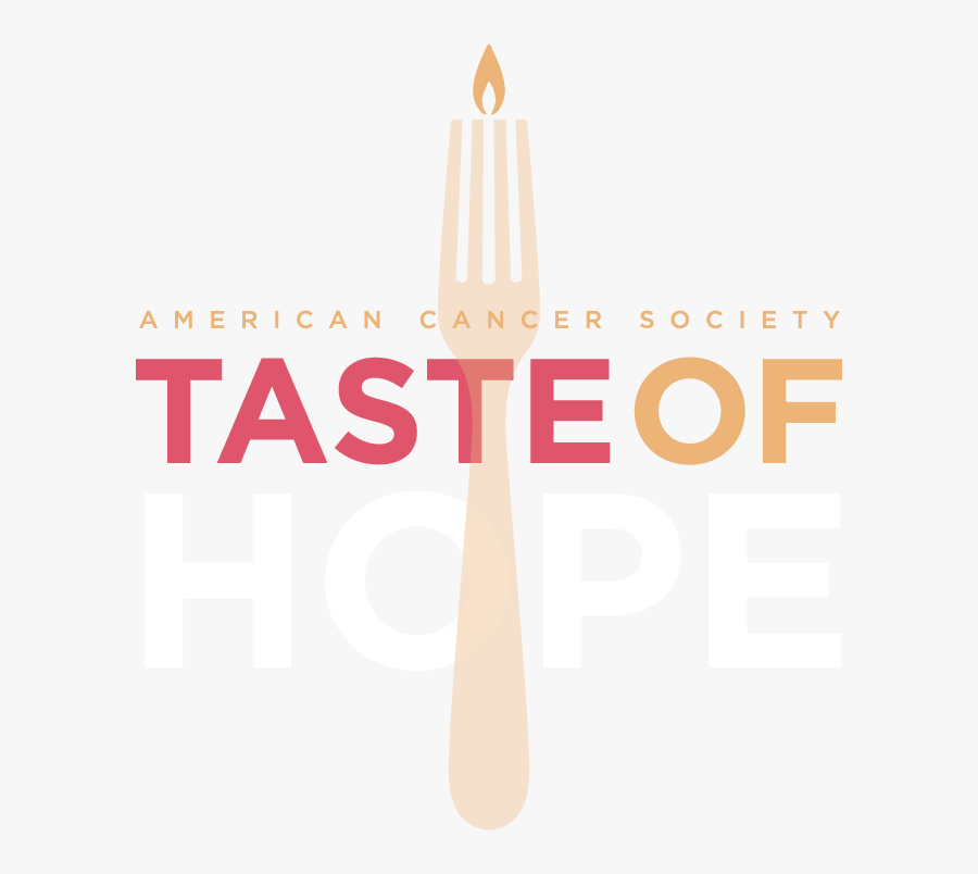 Taste Of Hope Logo Stacked - Poster, Transparent Clipart