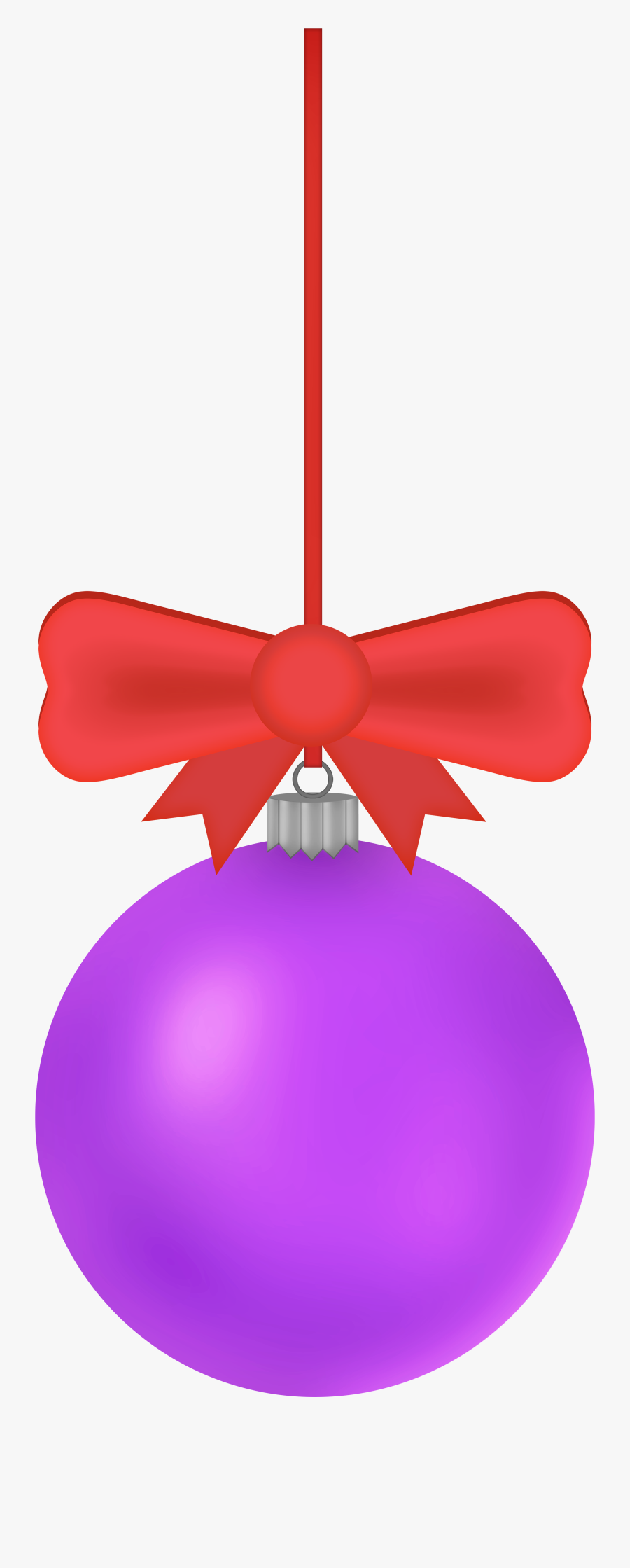 Purple Christmas Ball Png Clip Art - Christmas Ball Png Icon, Transparent Clipart