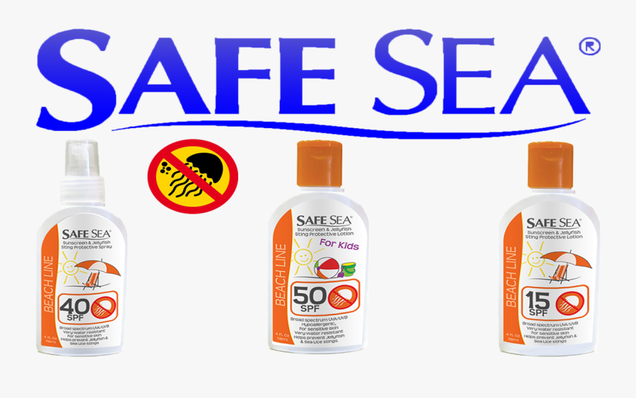 Safe Sea Anti Jellyfish - Plastic Bottle, Transparent Clipart