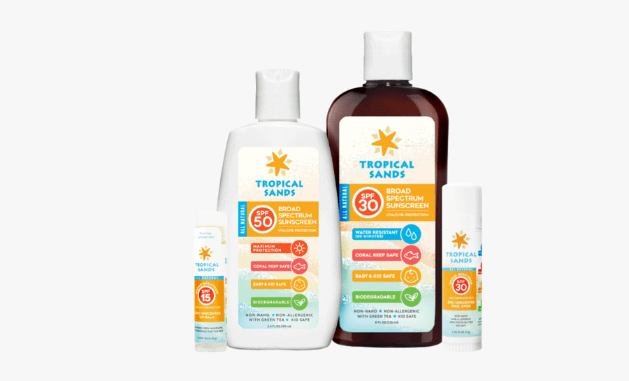 Tropical Sands Spf Unscented - Plastic Bottle, Transparent Clipart