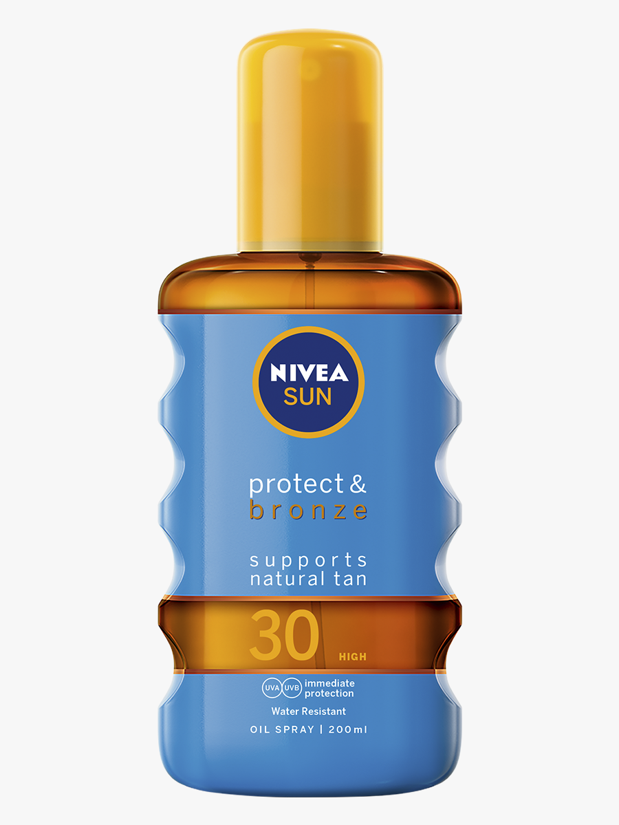 Nivea Sun Oil, Transparent Clipart