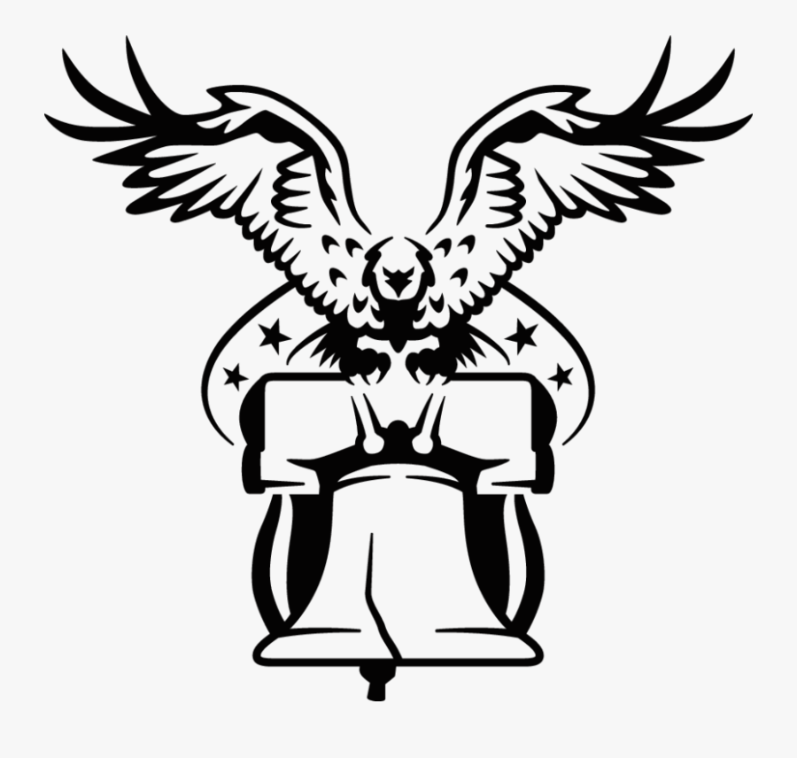 Liberty Bell With Eagle, Transparent Clipart