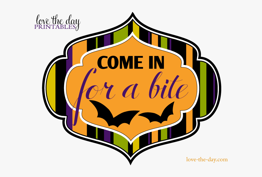 Welcomesign - Printable Halloween Welcome, Transparent Clipart