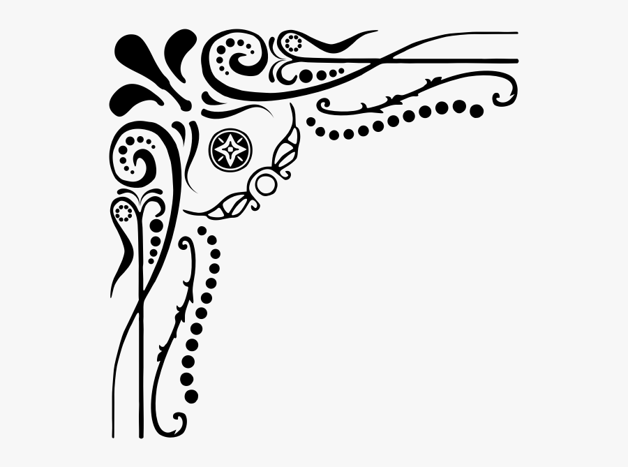 Corner Flourish - International Older Person Day Logo, Transparent Clipart