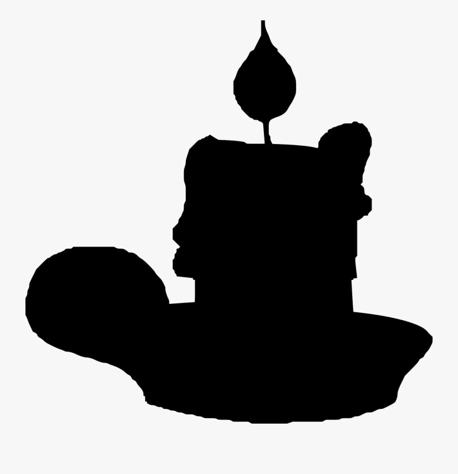 Candle Clipart , Png Download - Candle Flame Silhouette , Free