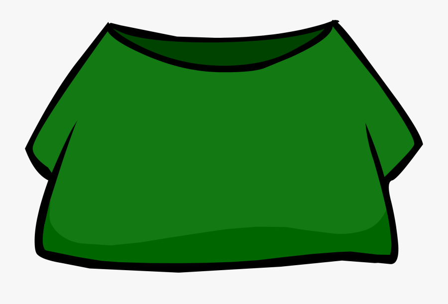 Green Shirt Club Penguin Clipart , Png Download - Club Penguin Clothes Png, Transparent Clipart