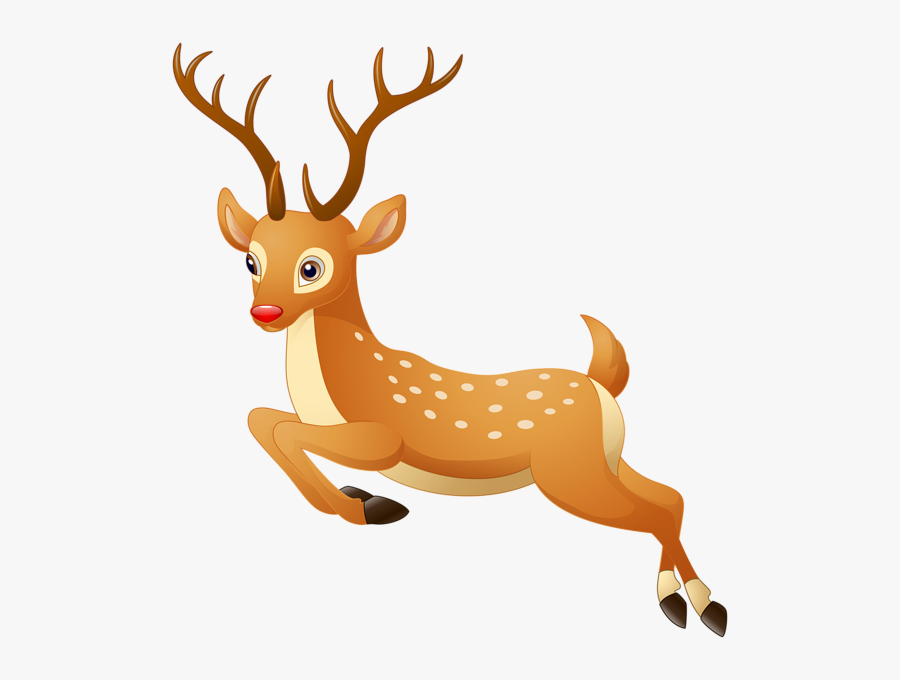 Rudolph Reindeer Clipart, Transparent Clipart