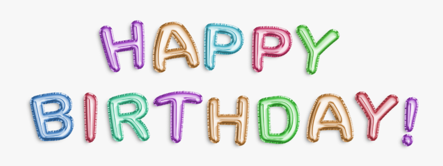 #happybirthday #birthday #balloon #party #hbd #colorful, Transparent Clipart