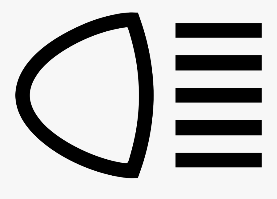 Headlight Main Beam, Transparent Clipart