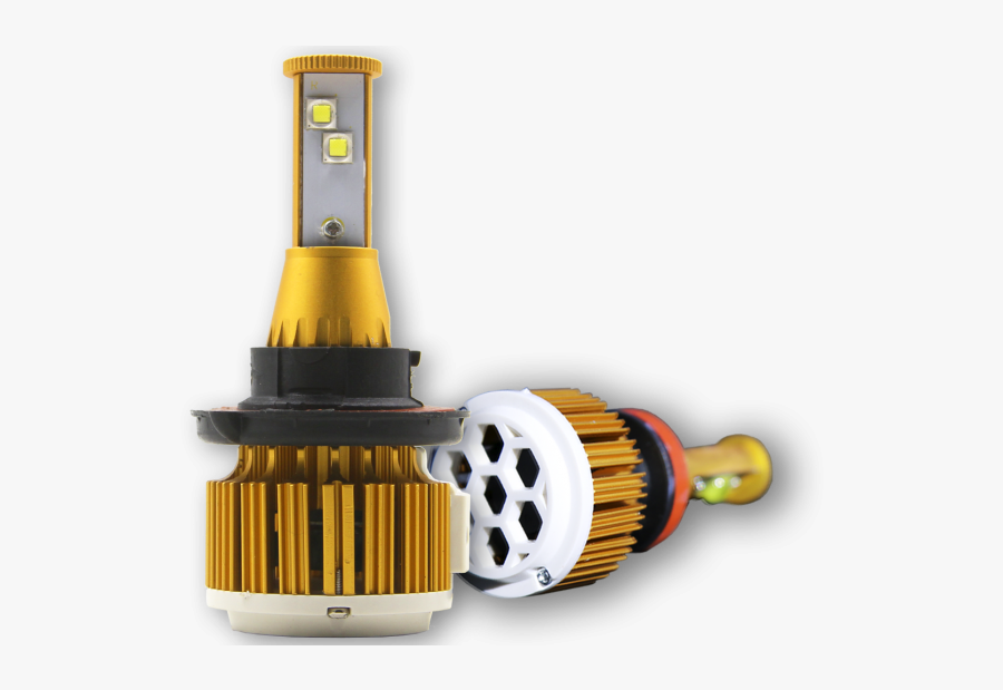 Goldpro H13/9008 Led Headlights - Incandescent Light Bulb, Transparent Clipart