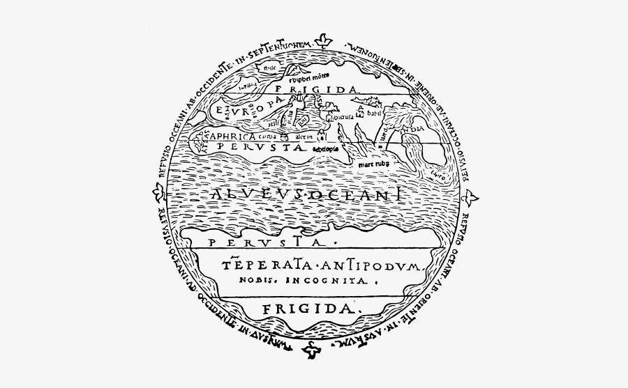 Medieval Zonal Maps, Transparent Clipart