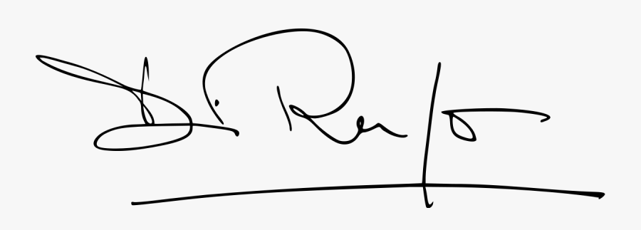 Signature Di Rupo, Transparent Clipart